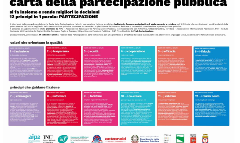 Verso un Governo Aperto: i fondamenti della Carta della Partecipazione Pubblica